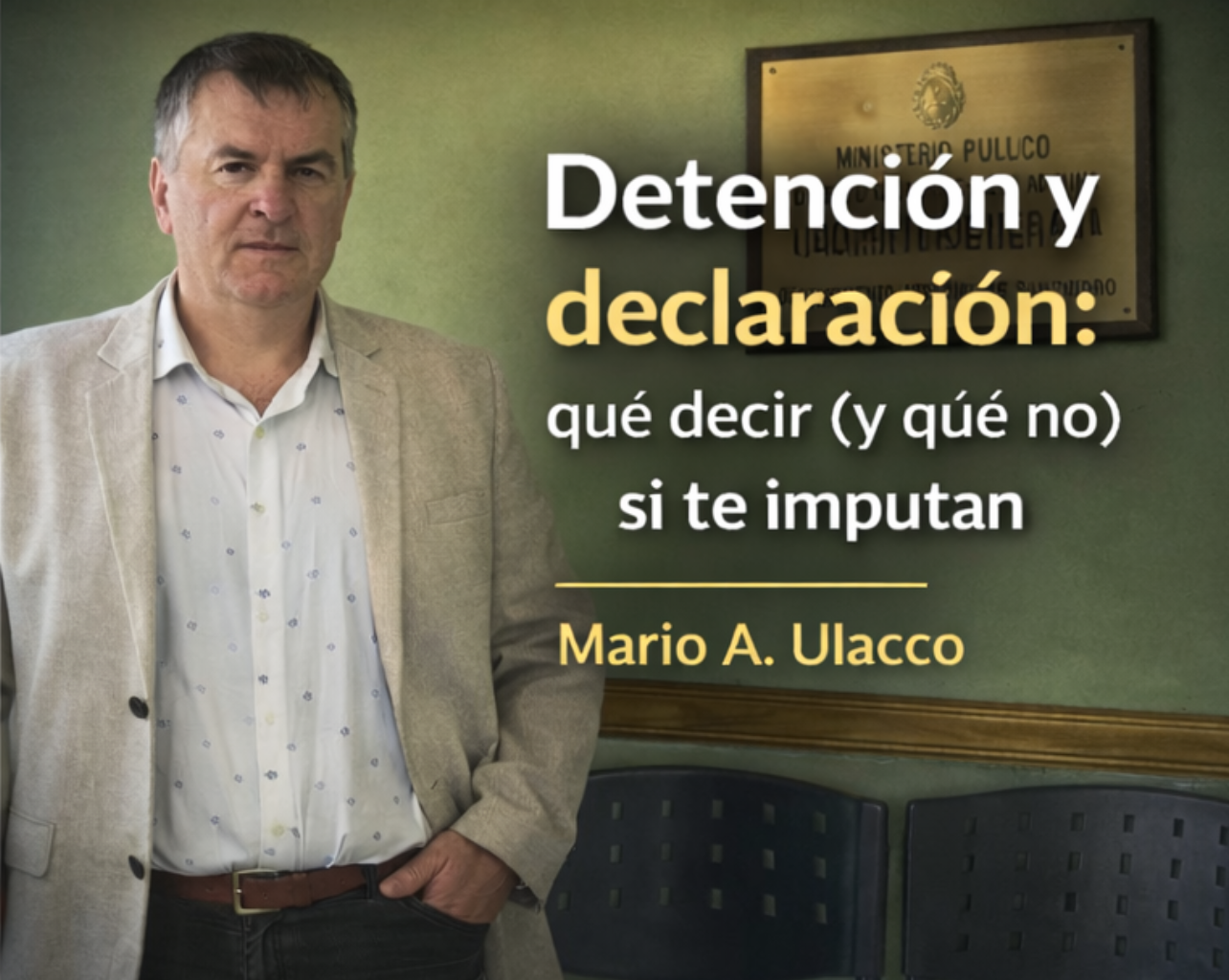 Detención y declaración: qué decir (y qué no) si te imputan